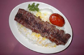 Chelo Kabob Barg: Top Choice Beef